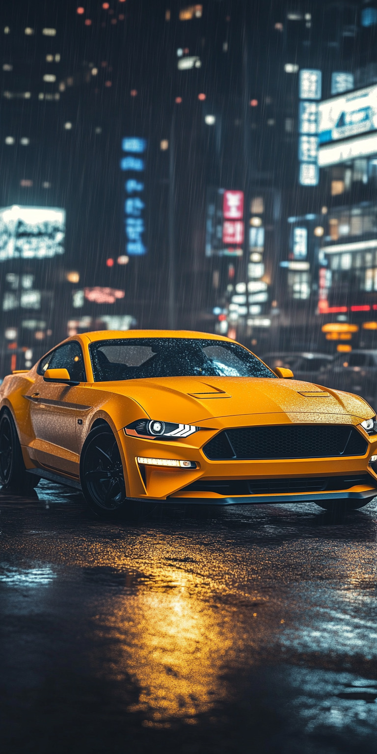 Fond d'écran voiture pour mobile 71 ford mustang