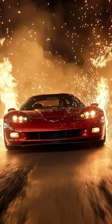 fond d ecran voiture pour mobile 3 corvette