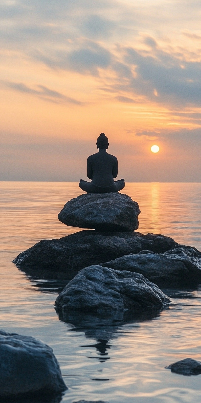 Fond d'écran zen meditation pour mobile 13