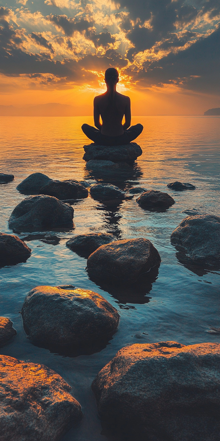 Fond d'écran zen meditation pour mobile 15