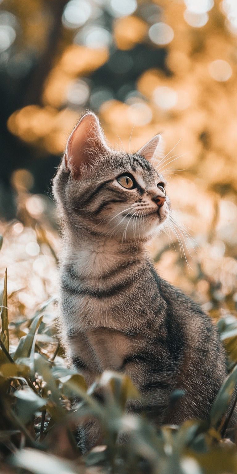 Fond d'écran chat pour mobile 11