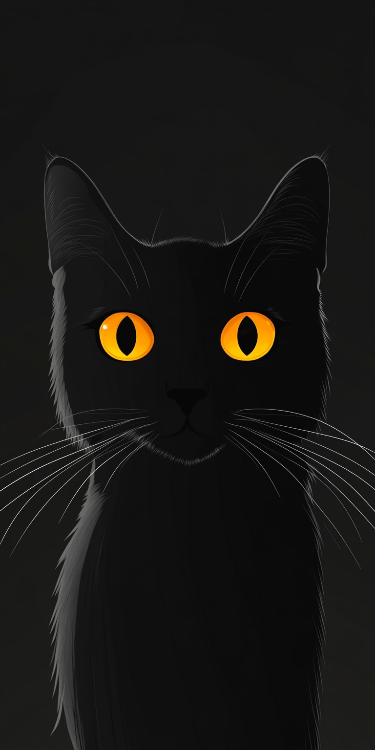 Fond d'écran chat pour mobile 18