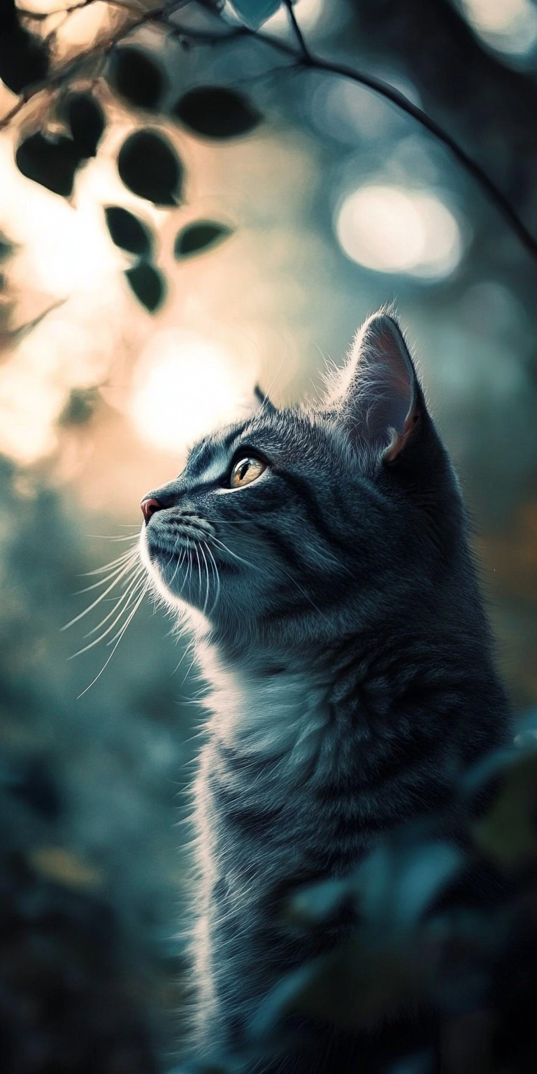 Fond d'écran chat pour mobile 23