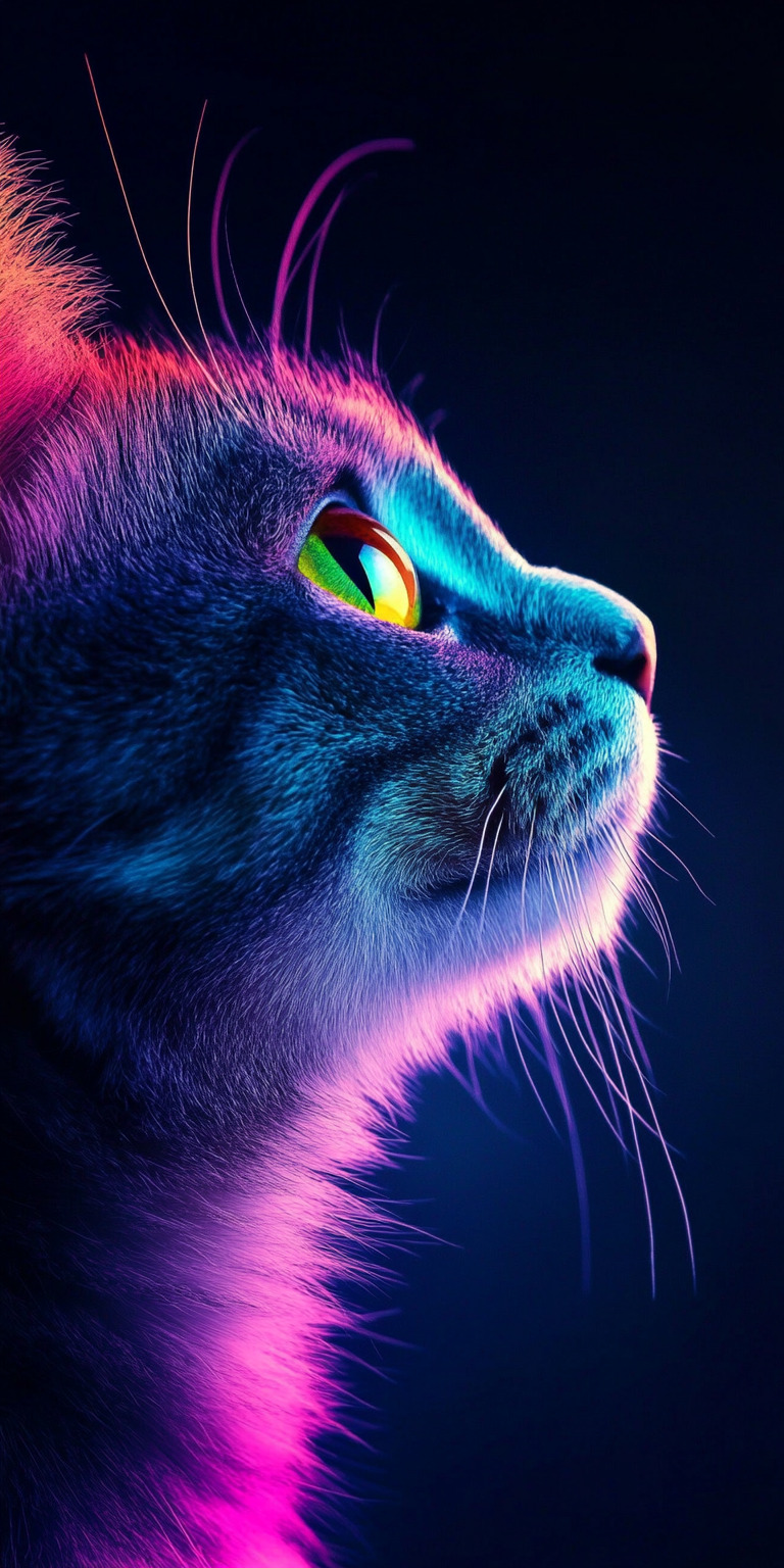 Fond d'écran chat pour mobile 26