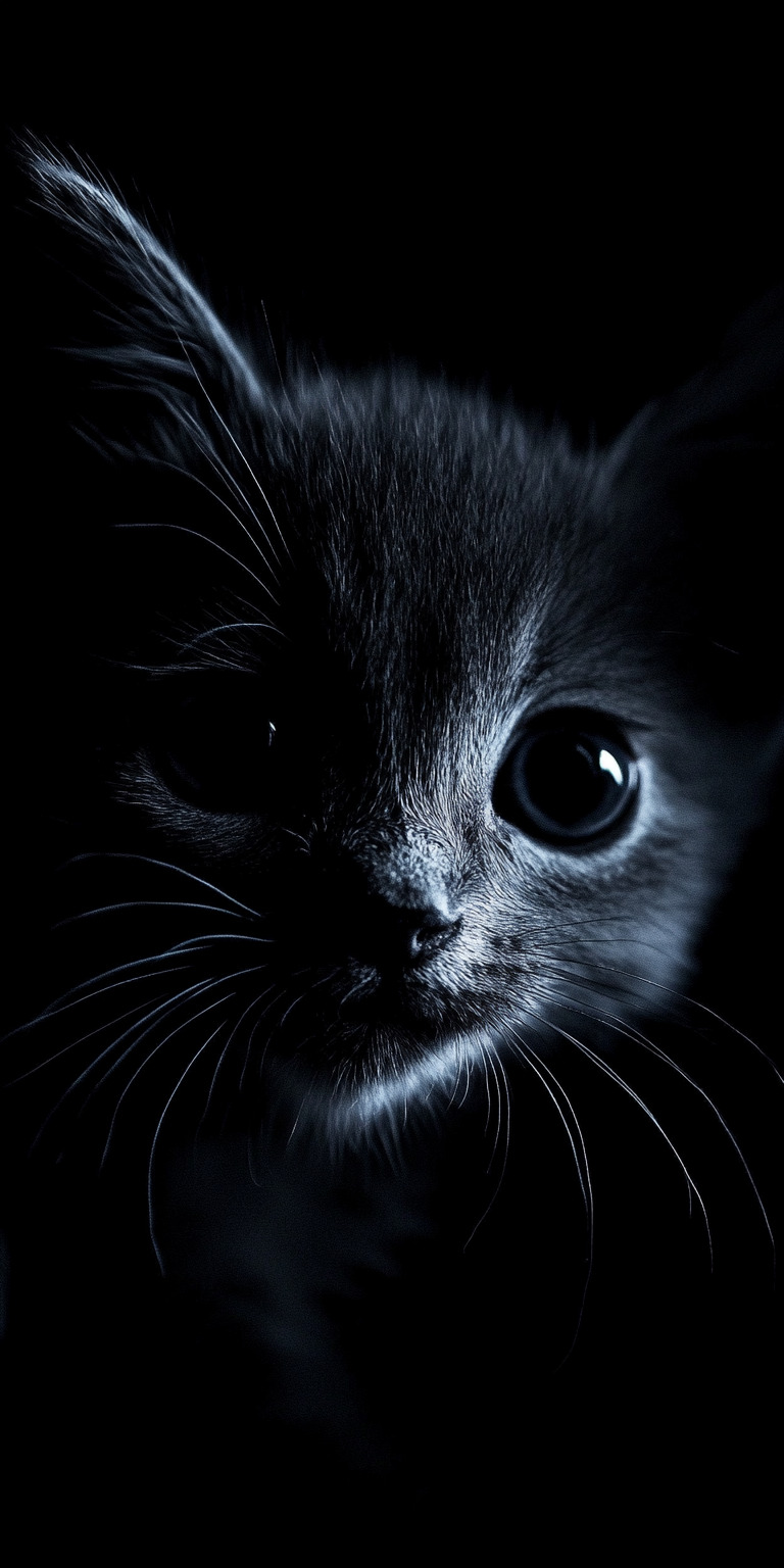 Fond d'écran chat pour mobile 3