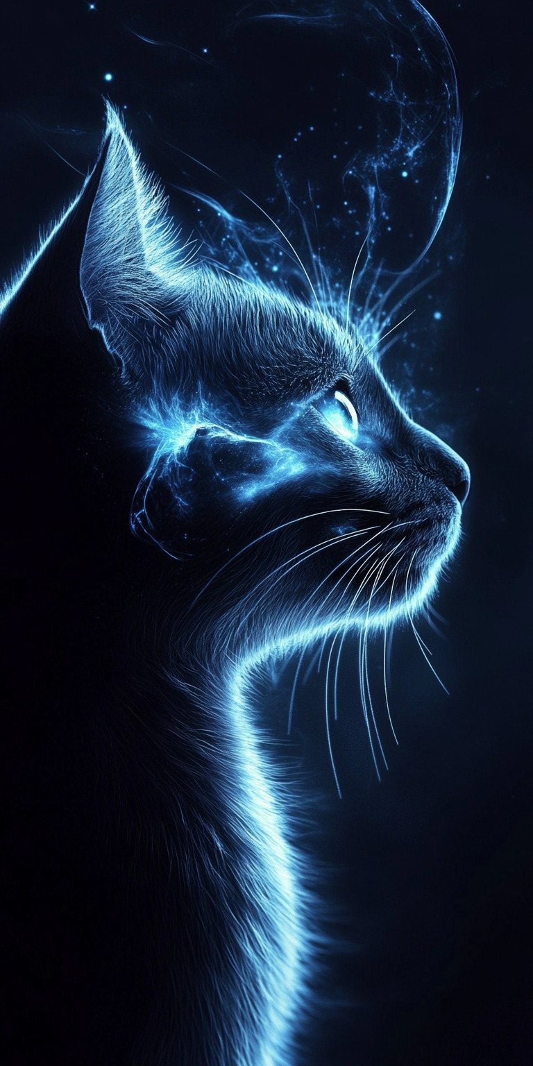 Fond d'écran chat pour mobile 30