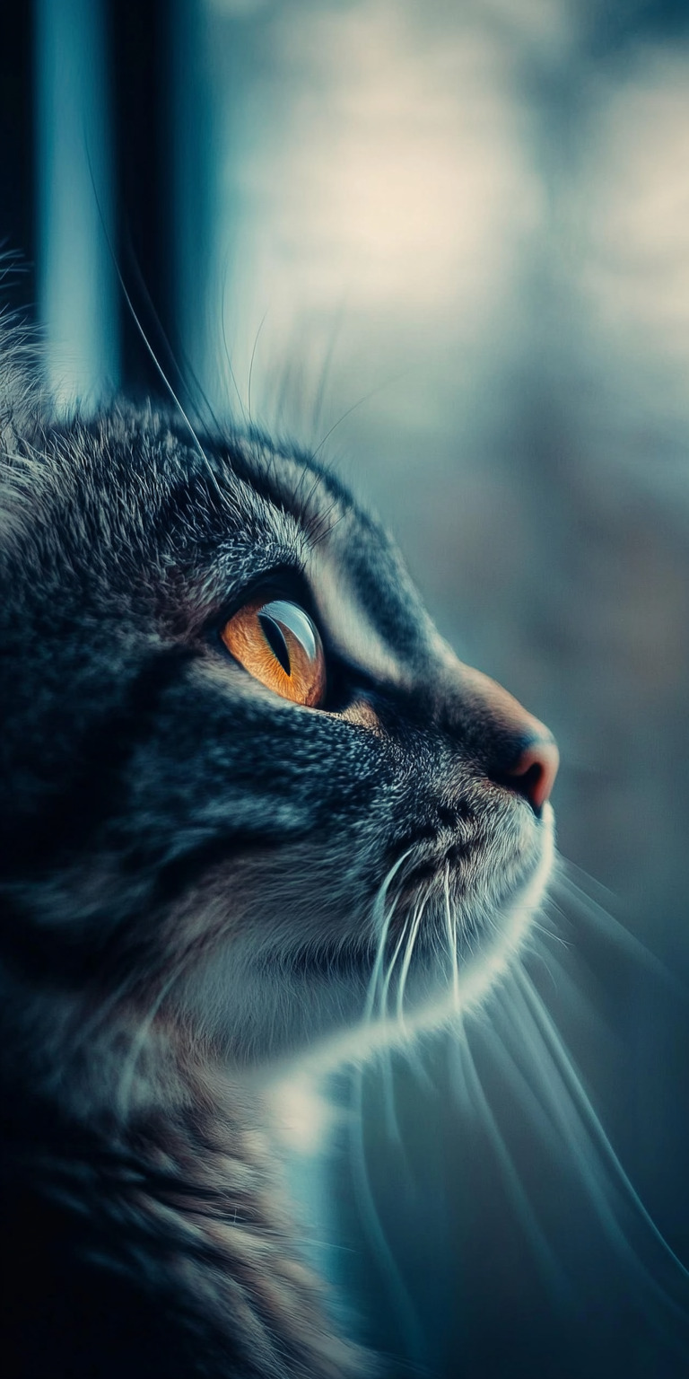 Fond d'écran chat pour mobile 34