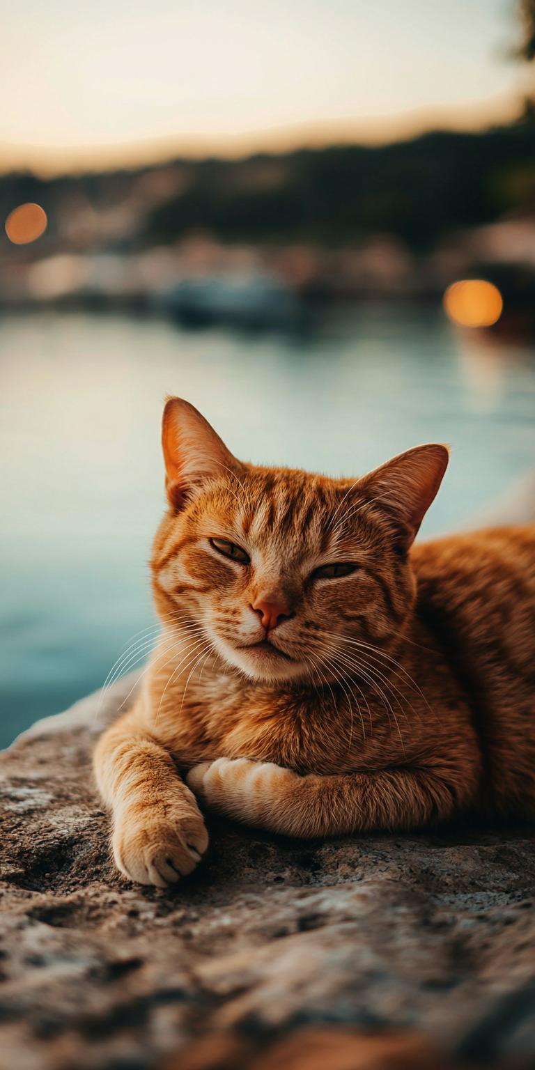 Fond d'écran chat pour mobile 44