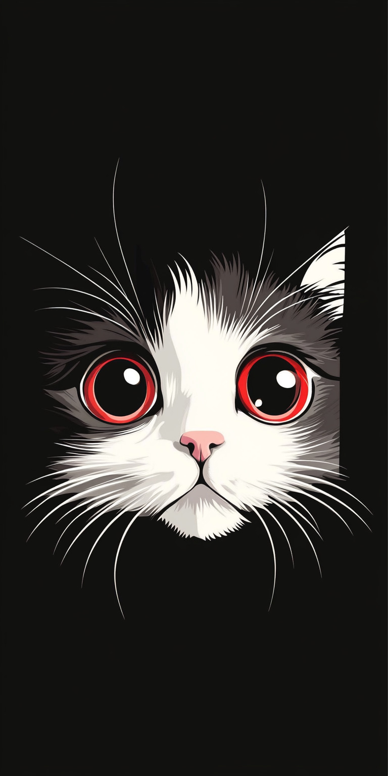 Fond d'écran chat pour mobile 45