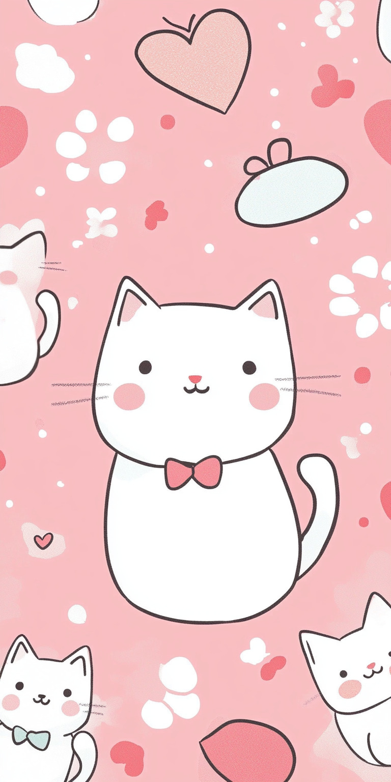 Fond d'écran chat pour mobile 49