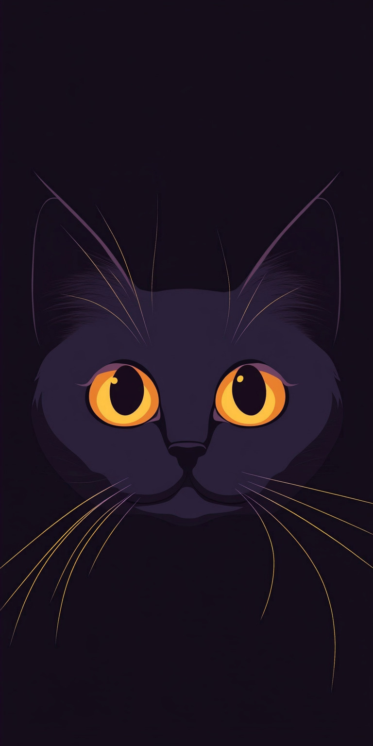 Fond d'écran chat pour mobile 55