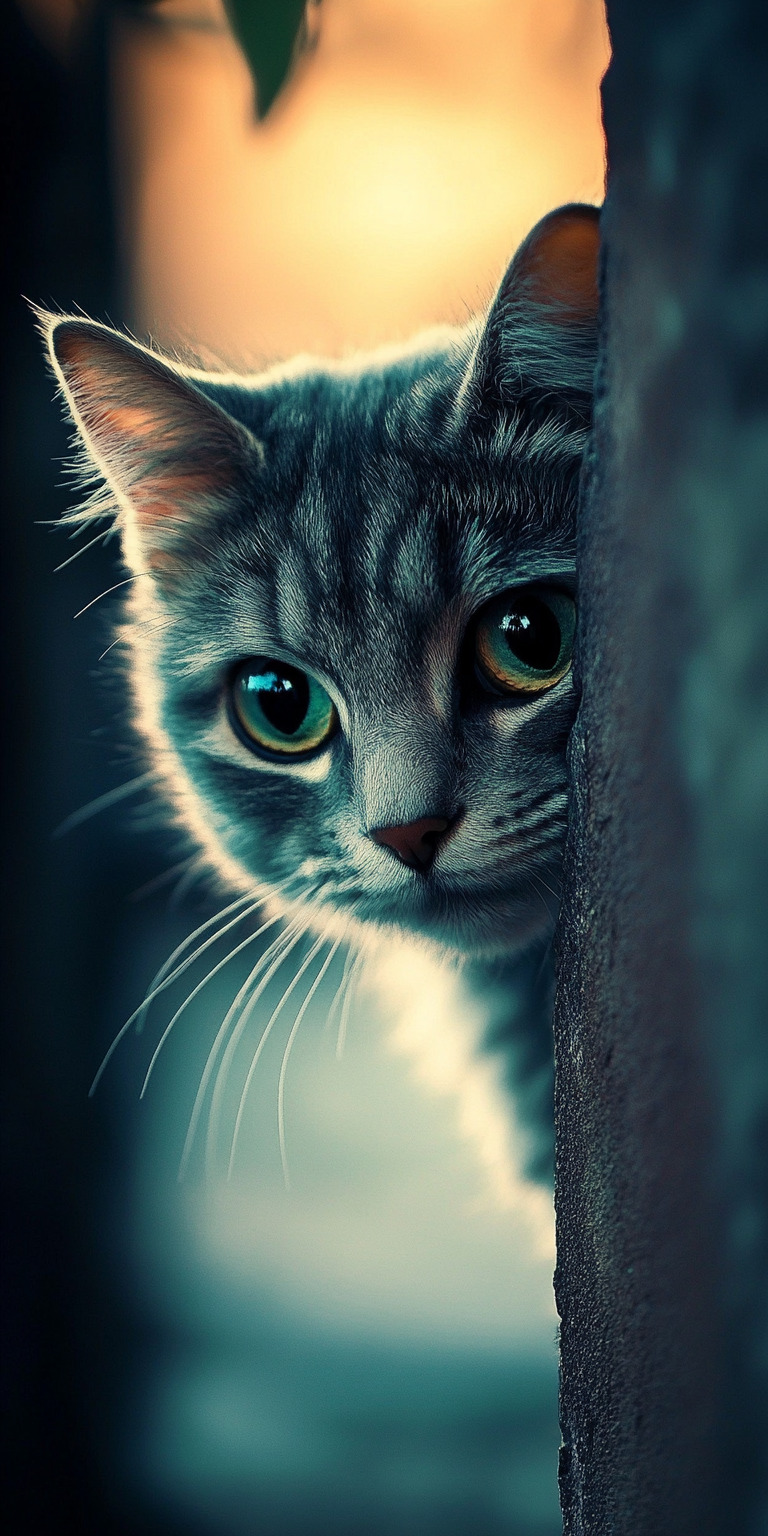 Fond d'écran chat pour mobile 56