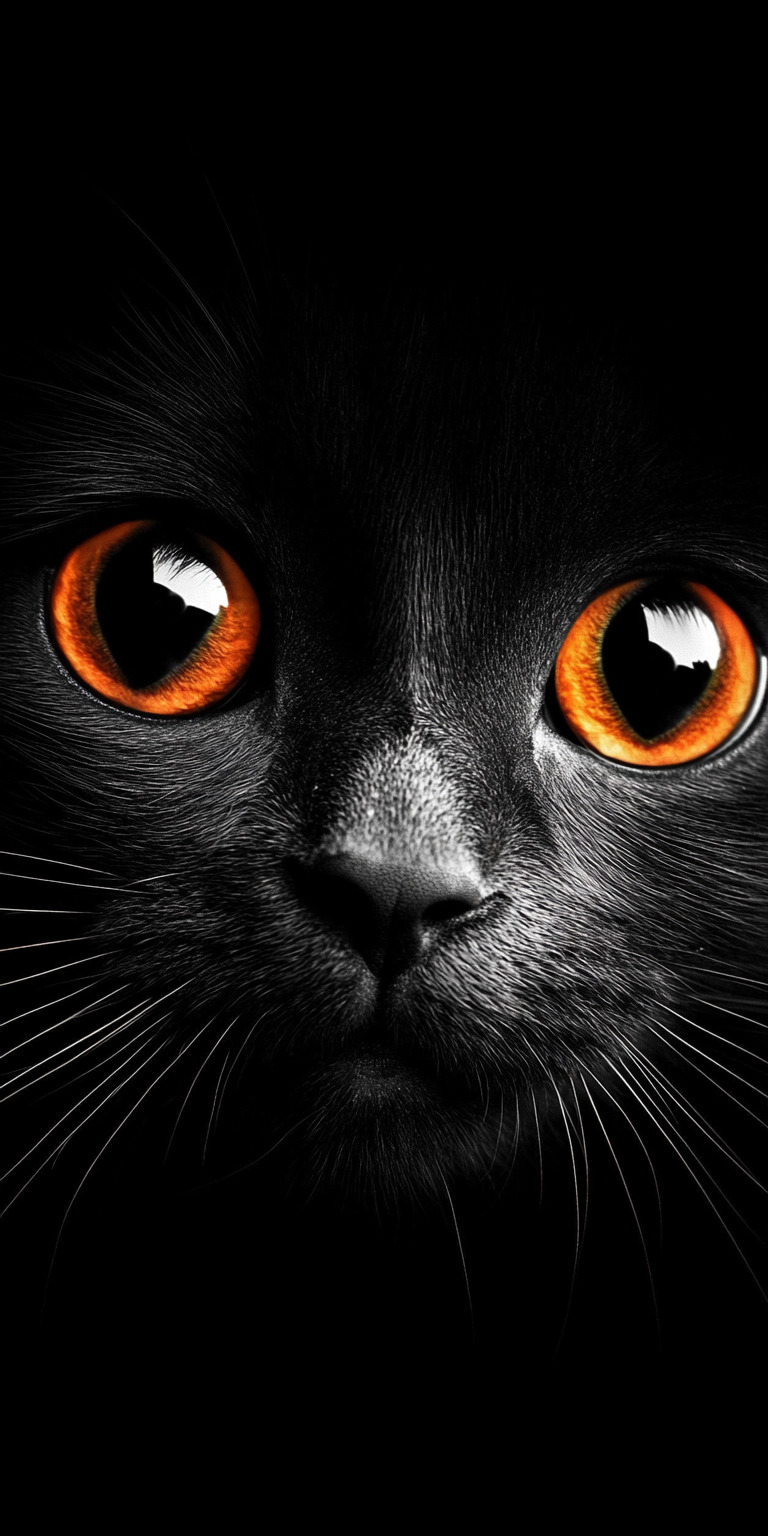 Fond d'écran chat pour mobile 58