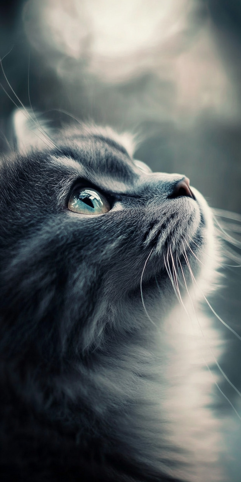 Fond d'écran chat pour mobile 6