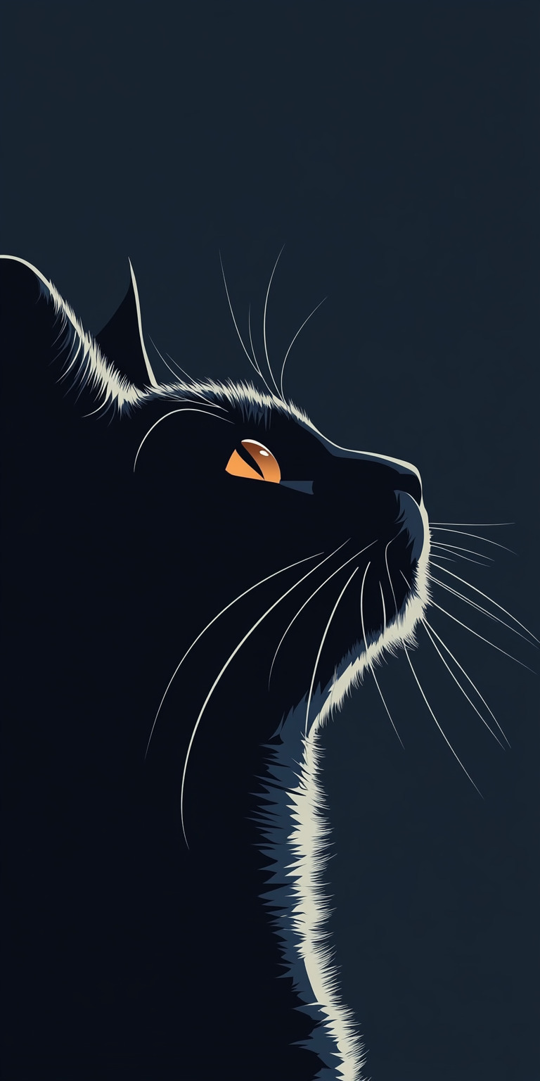 Fond d'écran chat pour mobile 60