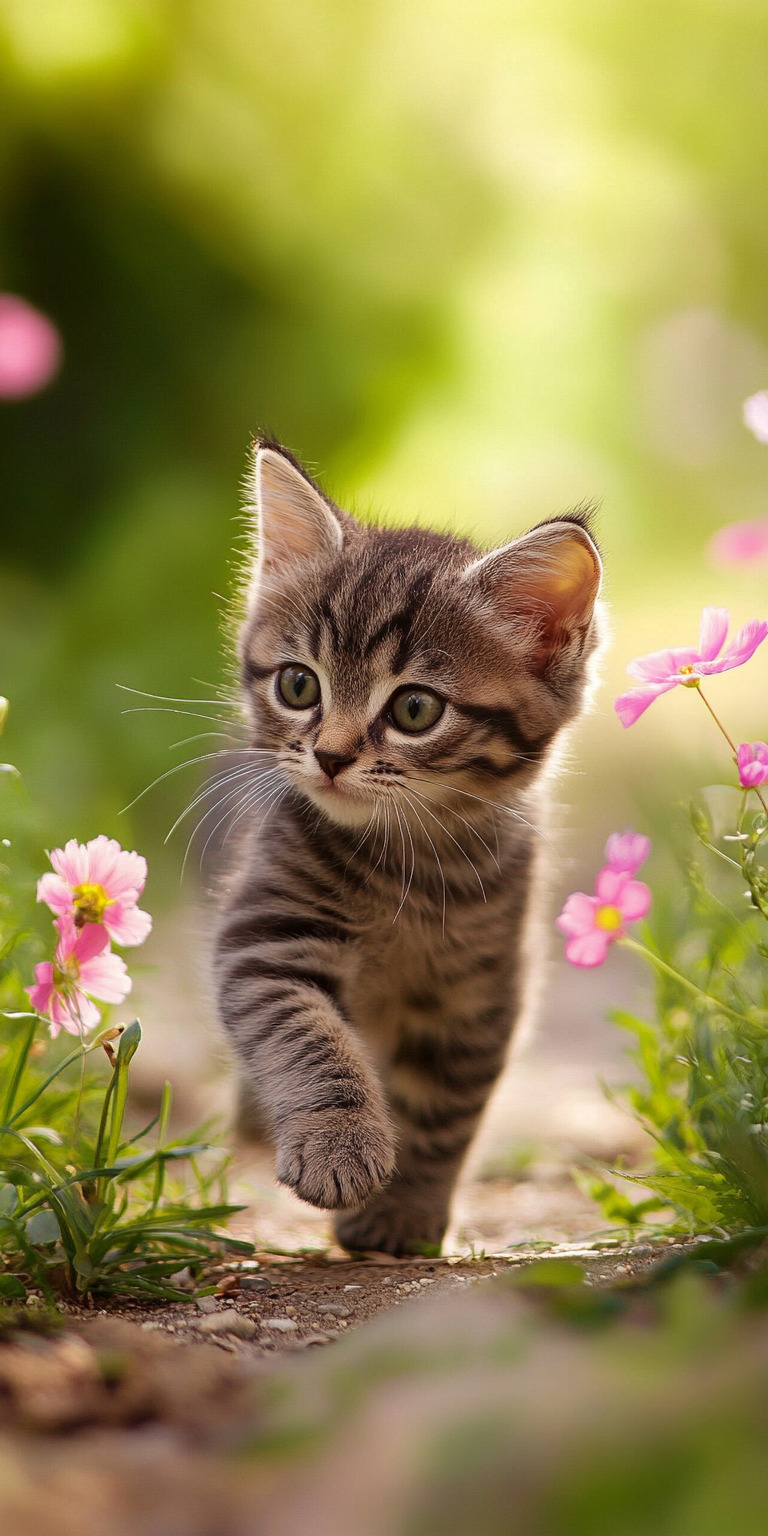 Fond d'écran chat pour mobile 62