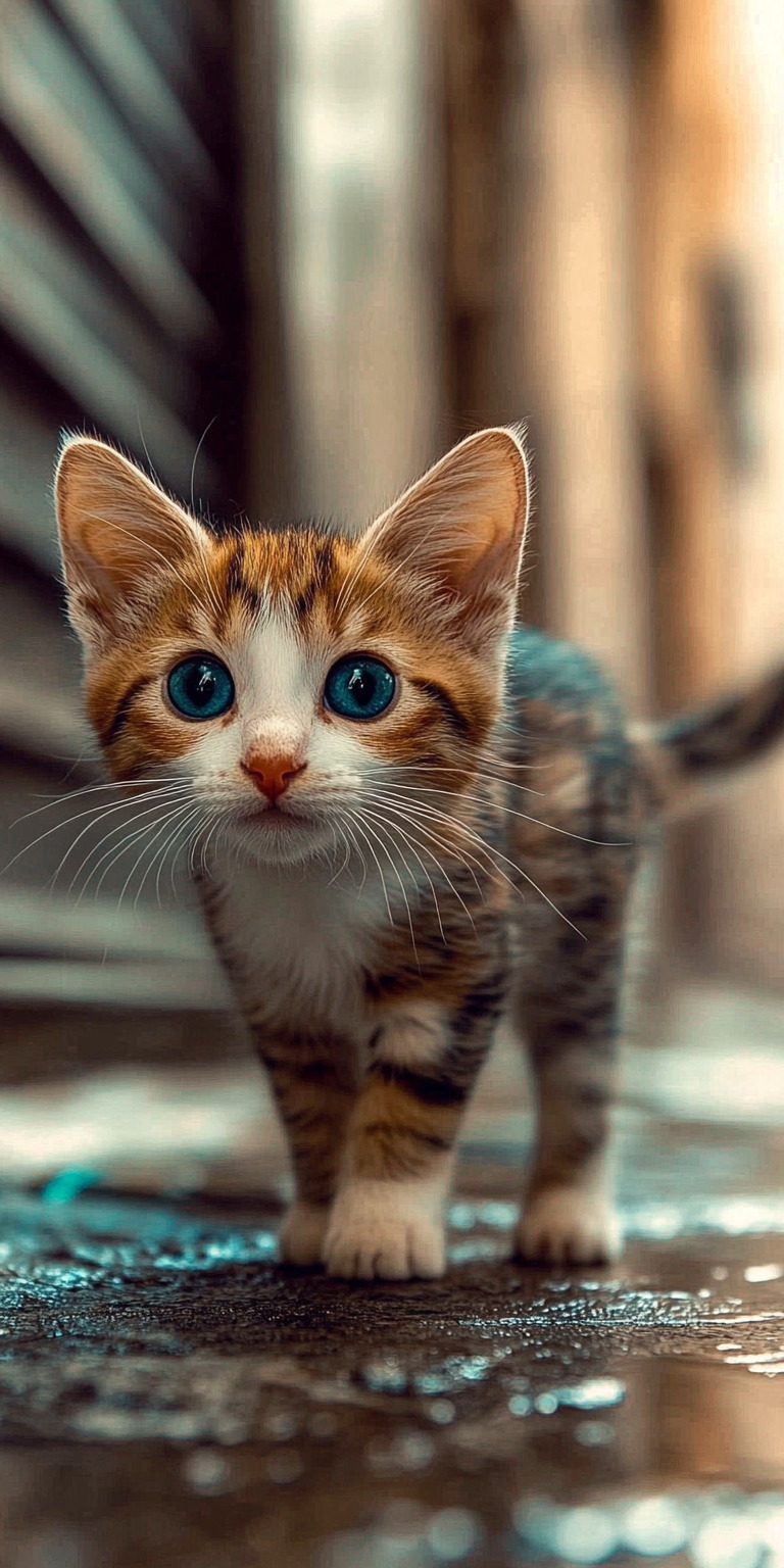 Fond d'écran chat pour mobile 69