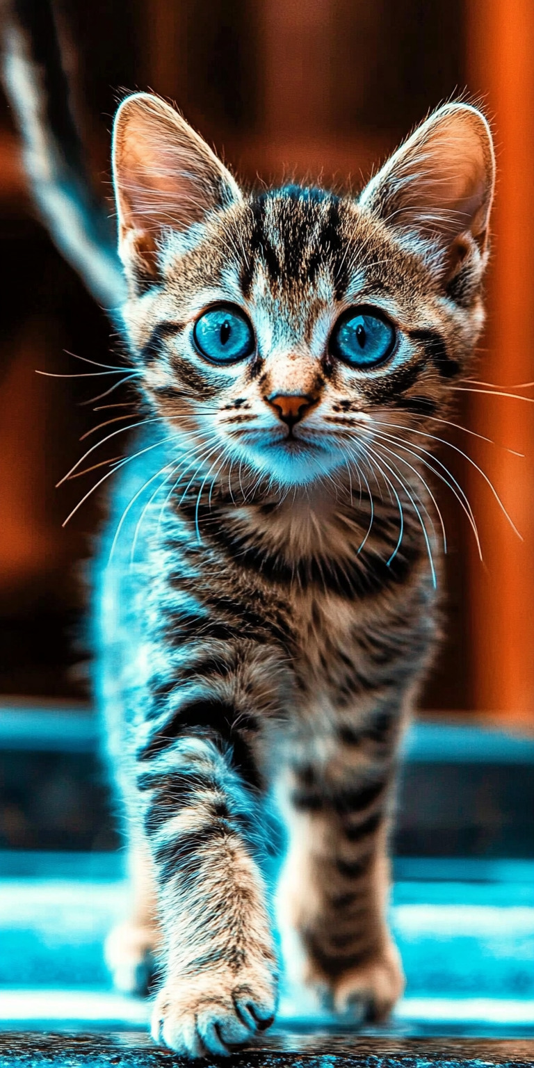Fond d'écran chat pour mobile 72