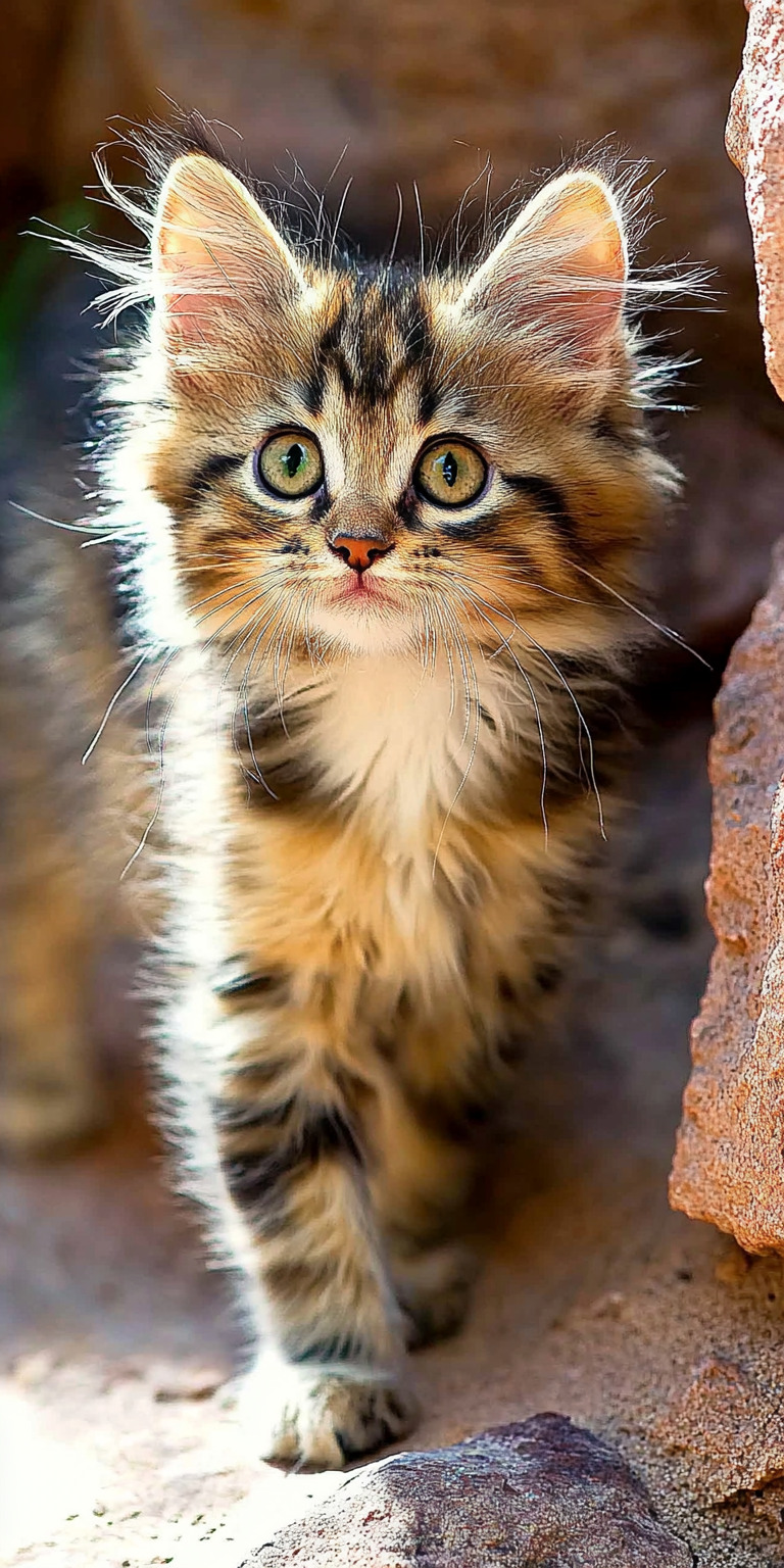 Fond d'écran chat pour mobile 73