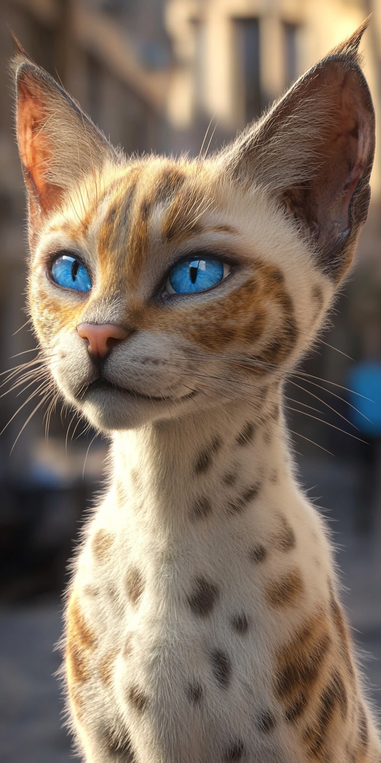 Fond d'écran chat pour mobile 75