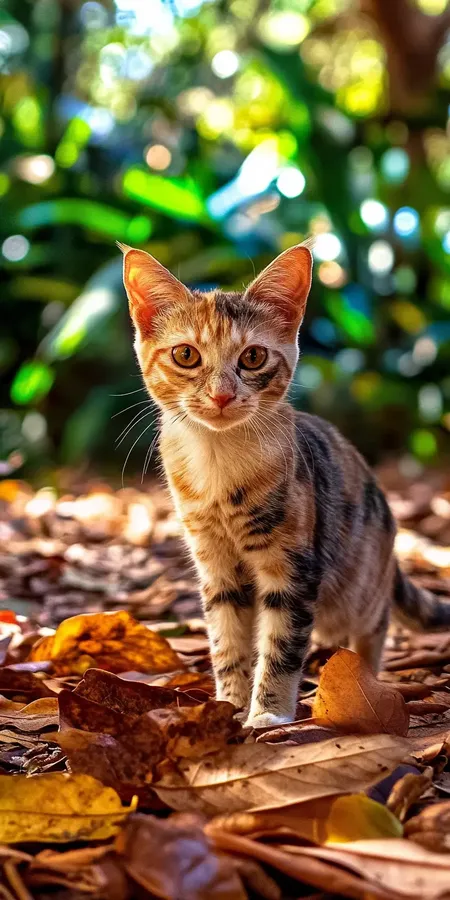 fond d ecran chat pour mobile 1