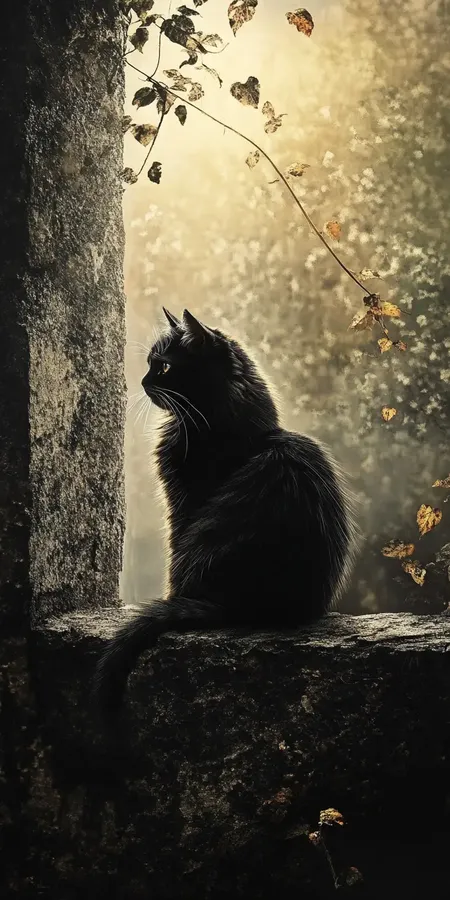 fond d ecran chat pour mobile 19