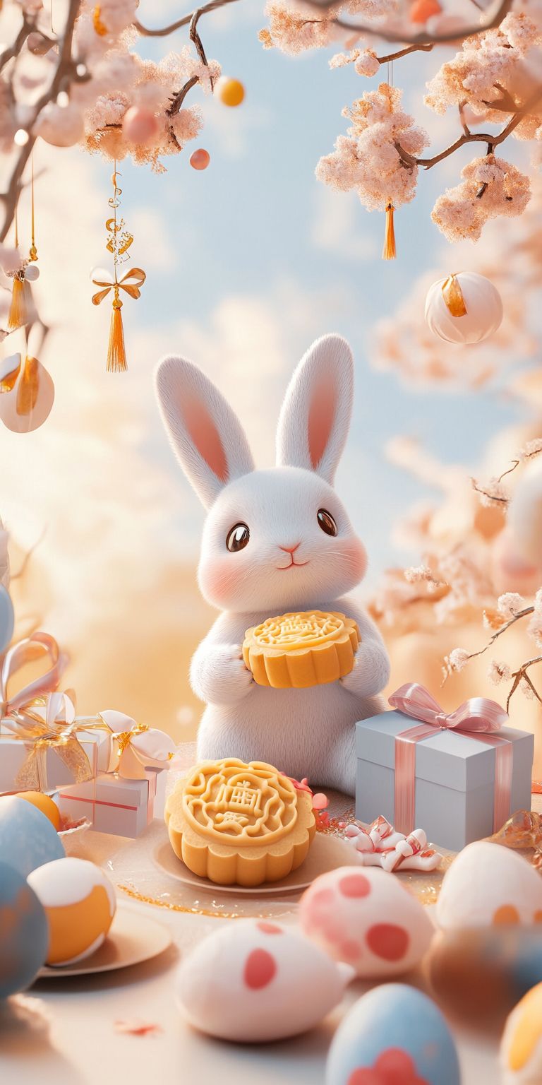 fond d ecran kawaii lapin pour mobile 18