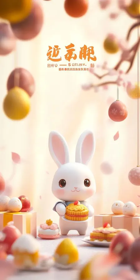 Fond d'écran kawaii lapin pour mobile 38