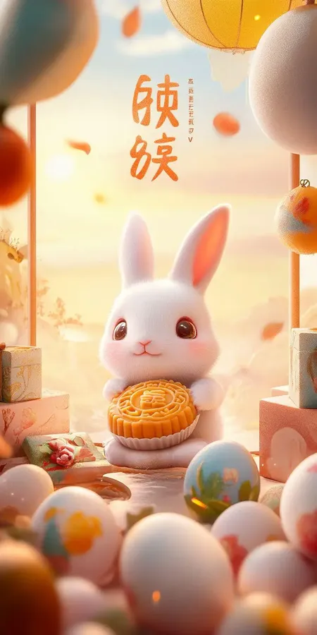 Fond d'écran kawaii lapin pour mobile 41