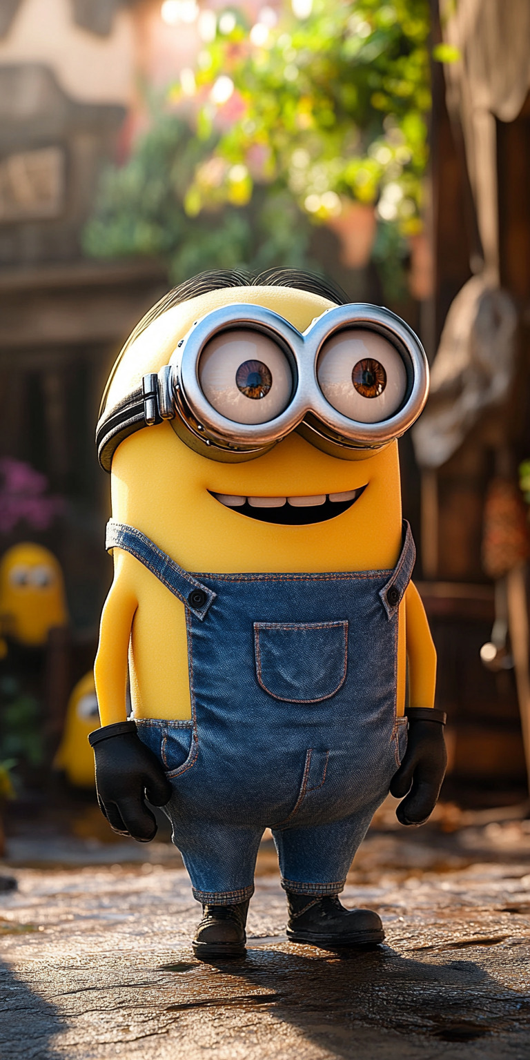 Fond d'écran Mobile Minion Bob Joyeux : Explosion de Couleurs et Détails HD recherche par mots clés, fond d ecran minion pour mobile 31, texture