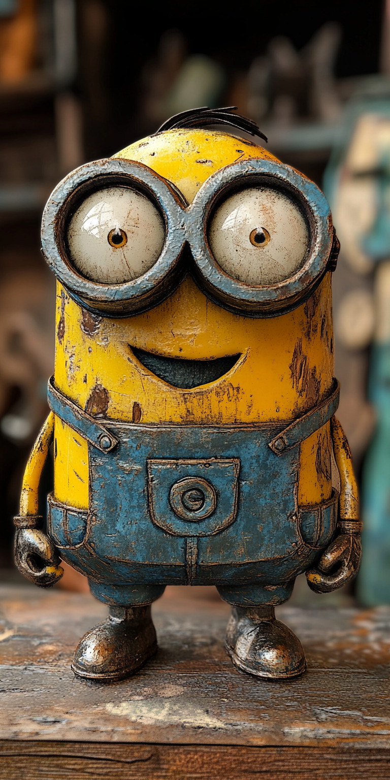 Fond d'écran Mobile Minion Vintage HD - Style Rétro et Couleurs Patinées pour Smartphone recherche par mots clés, fond d ecran minion pour mobile 44, 