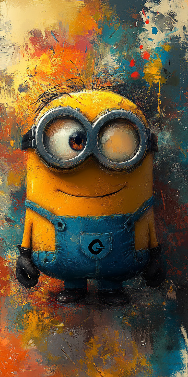 Fond d'écran Mobile Minion Artistique : Regard Malin et Couleurs Éclatantes recherche par mots clés, fond d ecran minion pour mobile 50, les plus téléchargés