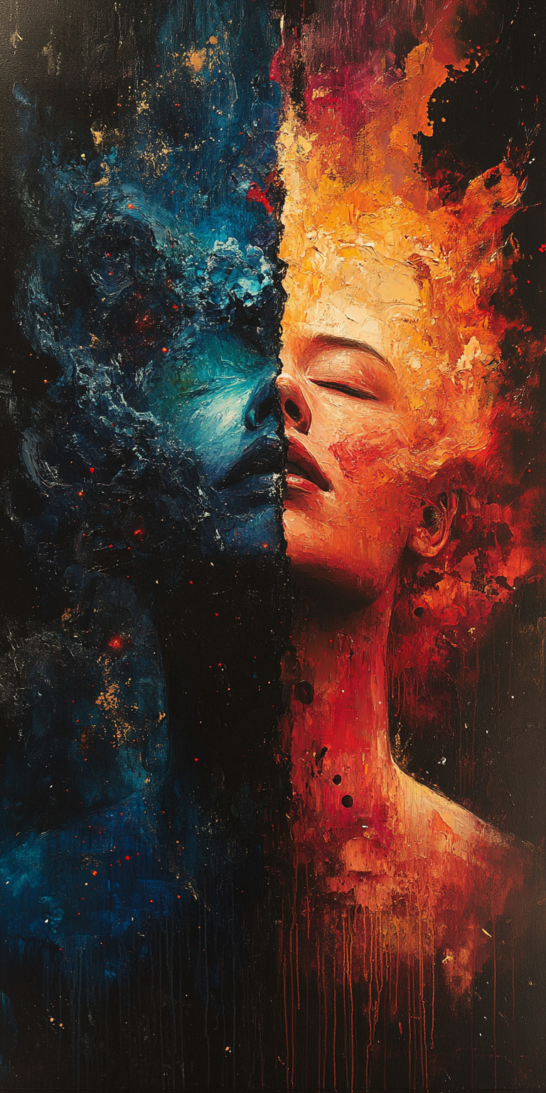 Fond d'écran subconscient abstrait pour mobile 1