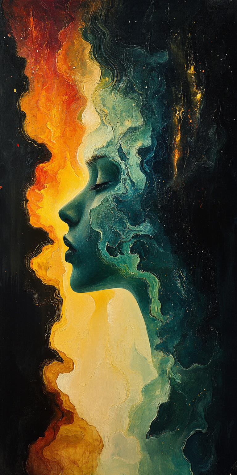 Fond d'écran subconscient abstrait pour mobile 17