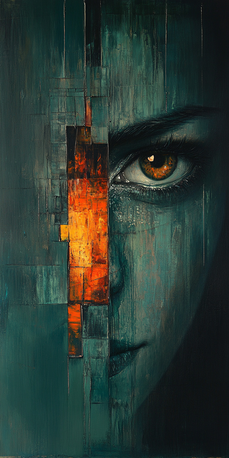 Fond d'écran subconscient abstrait pour mobile 2