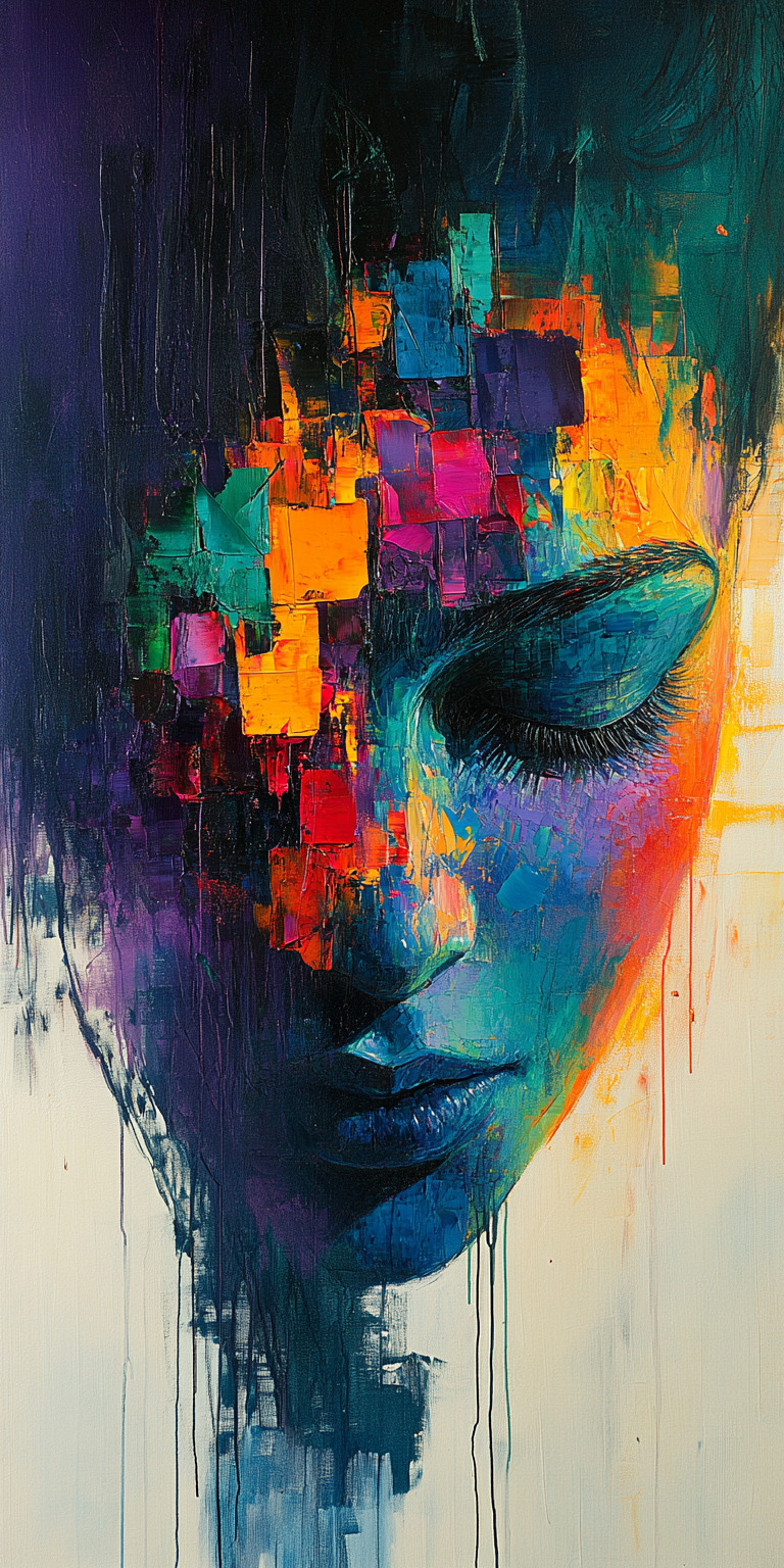 Fond d'écran subconscient abstrait pour mobile 38