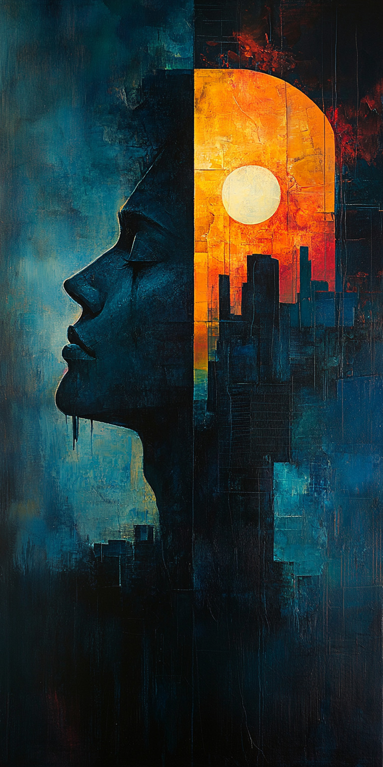 Fond d'écran subconscient abstrait pour mobile 42