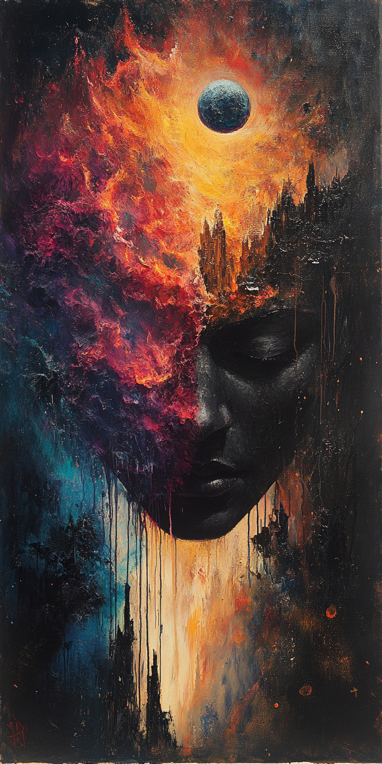 Fond d'écran subconscient abstrait pour mobile 49