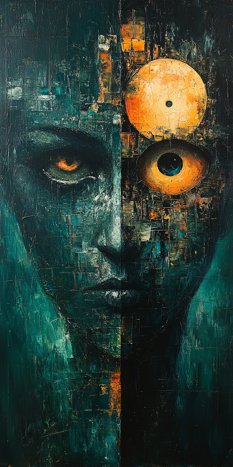 Fond d'écran subconscient abstrait pour mobile 55