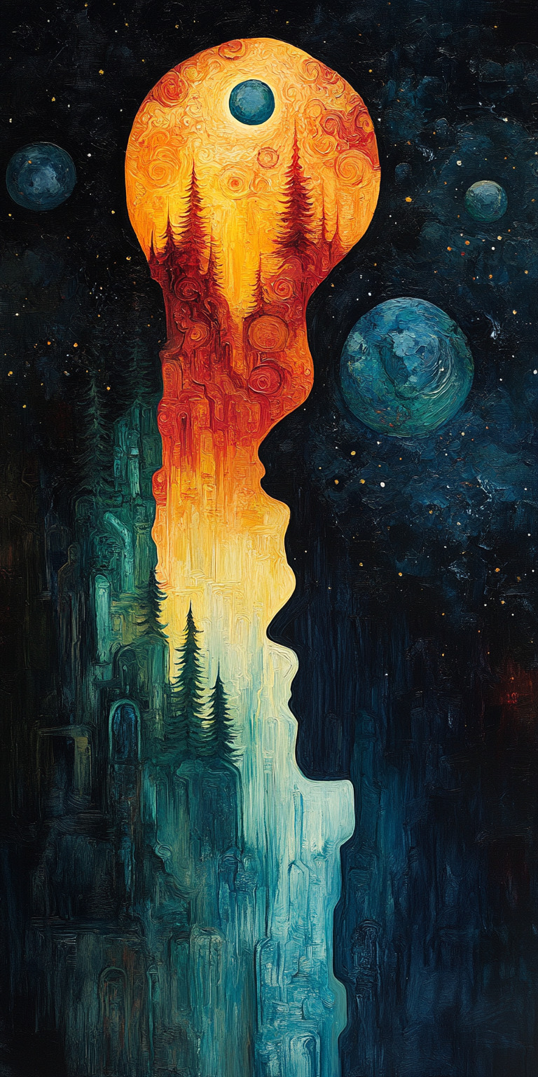 Fond d'écran subconscient abstrait pour mobile 59