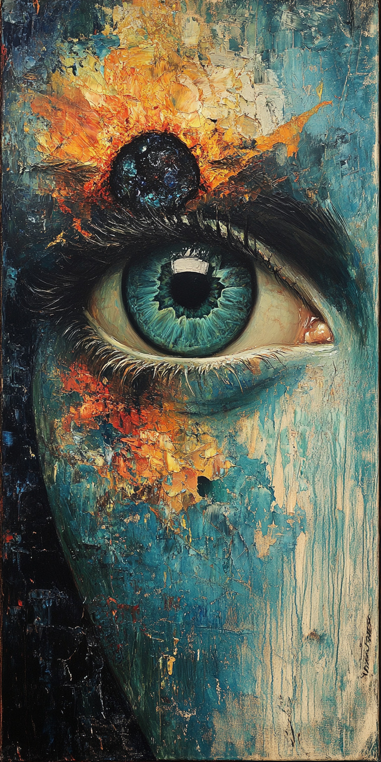 Fond d'écran subconscient abstrait pour mobile 75