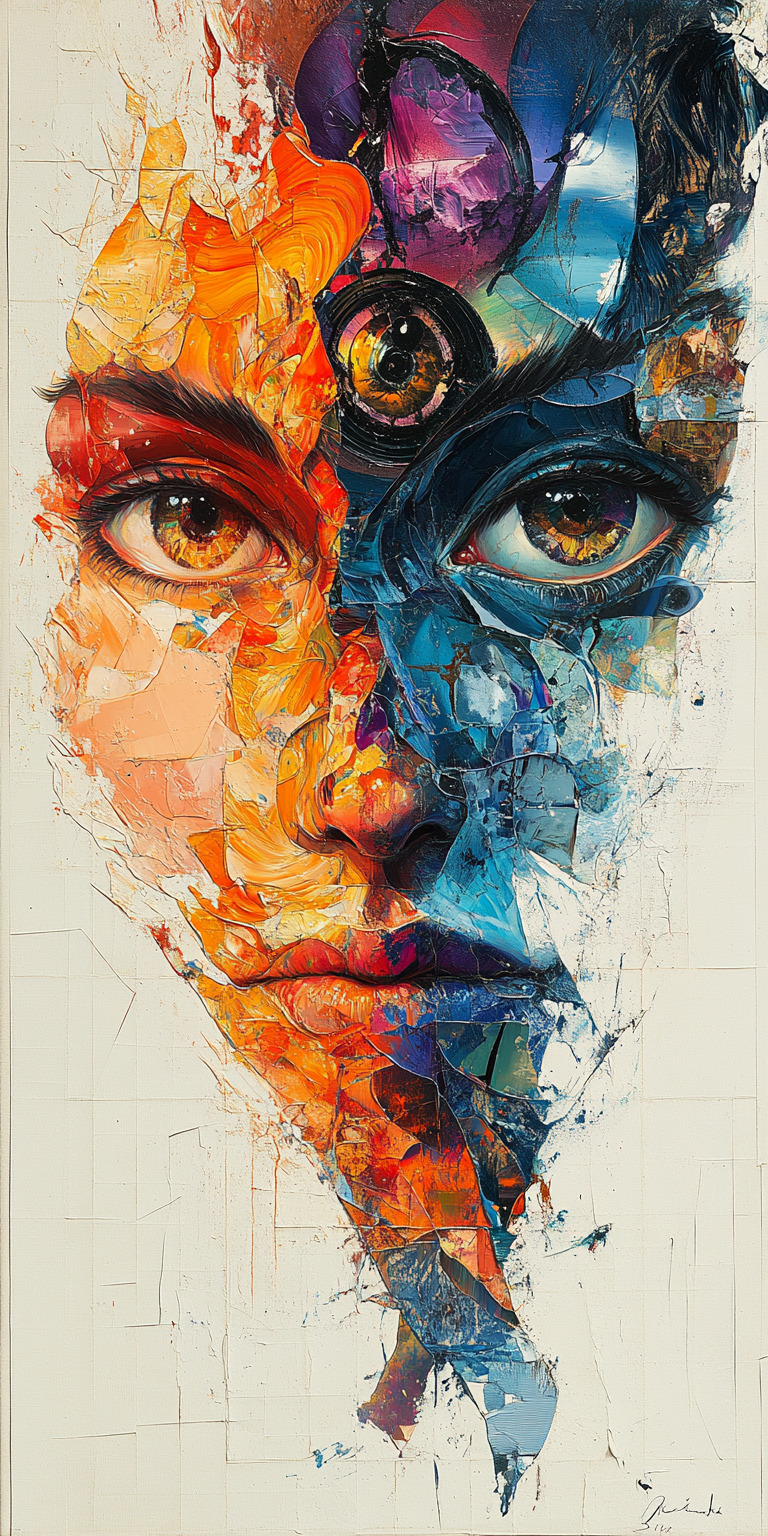 Fond d'écran subconscient abstrait pour mobile 9