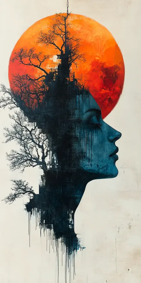 fond d ecran subconscient abstrait pour mobile 25