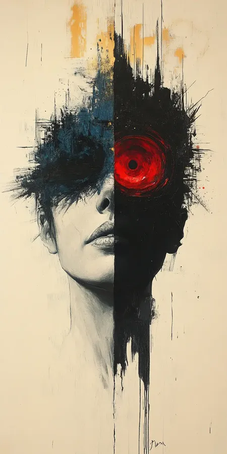 fond d ecran subconscient abstrait pour mobile 46