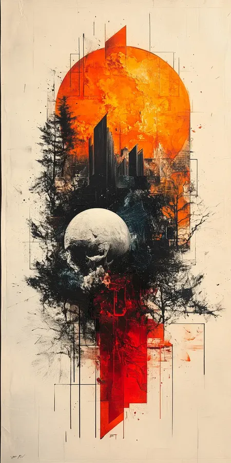 fond d ecran subconscient abstrait pour mobile 6